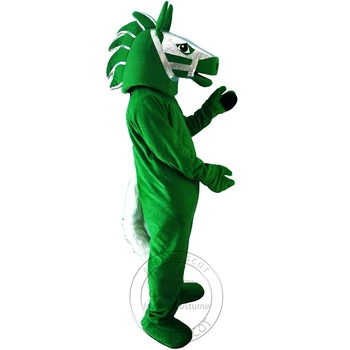 Suaugusiųjų dydis Žalia Arklių Talismanas Kostiumas Užsakymą išgalvotas kostiumų Gimtadienio Karnavalas kostiumas