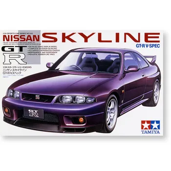 Tamiya 24145 statinio surinkti automobilio modelį 1:24 skalė Nissan Skyline GT-R V-Spec (R33) automobilio modelio rinkinys