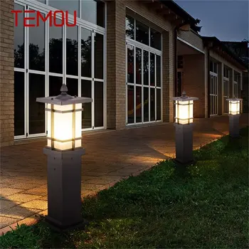 TEMOU Lauko Vejos Lempa Saulės LED Vandeniui Modernus Kiemo, Sodo Šviesos Namų Veranda, Sodas, Villa