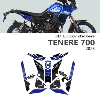 Tenere 700 Motociklų Aksesuarų 3D Epoksidinės Dervos Lipdukas Apsaugos Padas YAMAHA Tenere 700 Tenere700 Pasaulio Raid 2022 2023