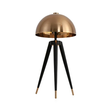 Trikojo Grybų Stalo lempa, miegamojo šiaurės led aukso stalo lempa būti naktį Naktiniai Dizaineris Kambarį apdaila Staliniai šviestuvai