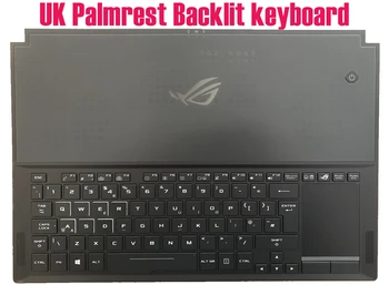 UK Palmrest Apšvietimu ir klaviatūros ASUS ROG GX501V GX501VI GX501VS GX501VSK GX501GI 90NB0H11-R31UK0