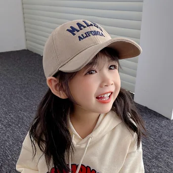 Vaikų Beisbolo Kepuraitę Nauja Pavasario Vasaros Kietas Sunhat Išsiuvinėta Raidė Berniukų, Mergaičių Medvilnės Snapback Kepurės Vaikams Hip Hop Žvejybos Hat