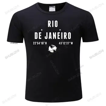 Vyrai prabanga medvilnė Tee marškinėliai prekės ženklo drabužių Rio De Žaneiras t-shirt Komiškas vyrų marškinėlius Drabužiai vyrams marškinėliai, Juokinga, Viršuje Tees