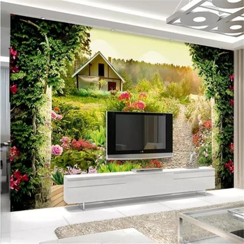wellyu sienos dokumentų namų dekoro Užsakymą tapetai TV foną 3d sodas didelis sieninis sieninis dokumentai namų dekoro tapety