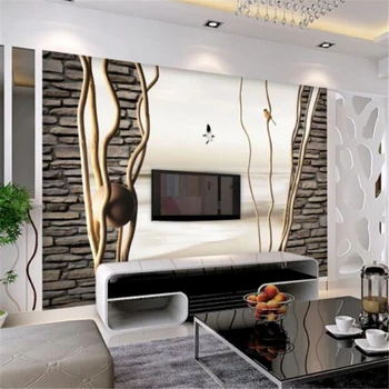 wellyu Užsakymą tapetai 3D freskos medžių šakas paukščių mados kambarį, TV foną, sienų apdaila dažymas 3d tapetai обои