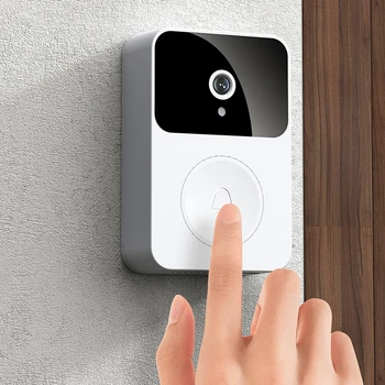 WiFi Video Domofonas Doorbell Kamera, Belaidė Lauko Durys Bell Naktinio Matymo Namų Apsaugos Signalizacijos Doorbell Stebėti Cam