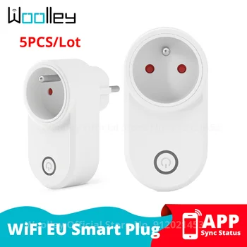 Woolley SA-014 ES WiFi Smart Plug Belaidžio tinklo Jungiklis Elektros Lizdo Adapteris, 