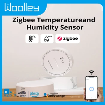 Woolley ZigBee Smart Temperatūros ir Drėgmės Jutiklis 