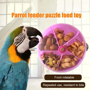 Žaislas Papūga Žaislas Kramtomoji Pasukti Pet Papūga Žaislai Ratų Bitė Paukščių Maitinimosi ir Maisto Lauke Narve Lesyklėlę paukščiams aksesuarai