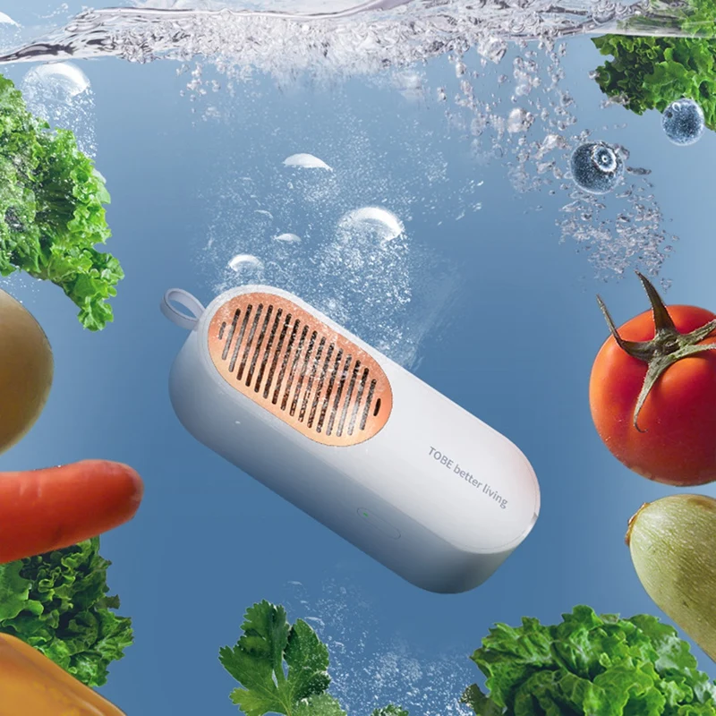 1 Gabalas Vaisių Ir Daržovių, Skalbimo Mašina Nešiojamų Vegetable Cleaner Buitinių Dalykėlių, Balta