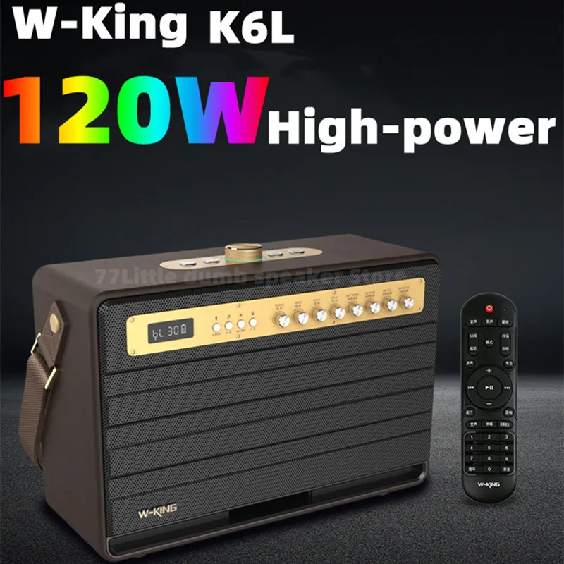 120 didelės galios K6L lauko karaoke Didelės Galios Bluetooth mikrofonas garso nešiojamų aikštėje šokių live priemonė garsiakalbis