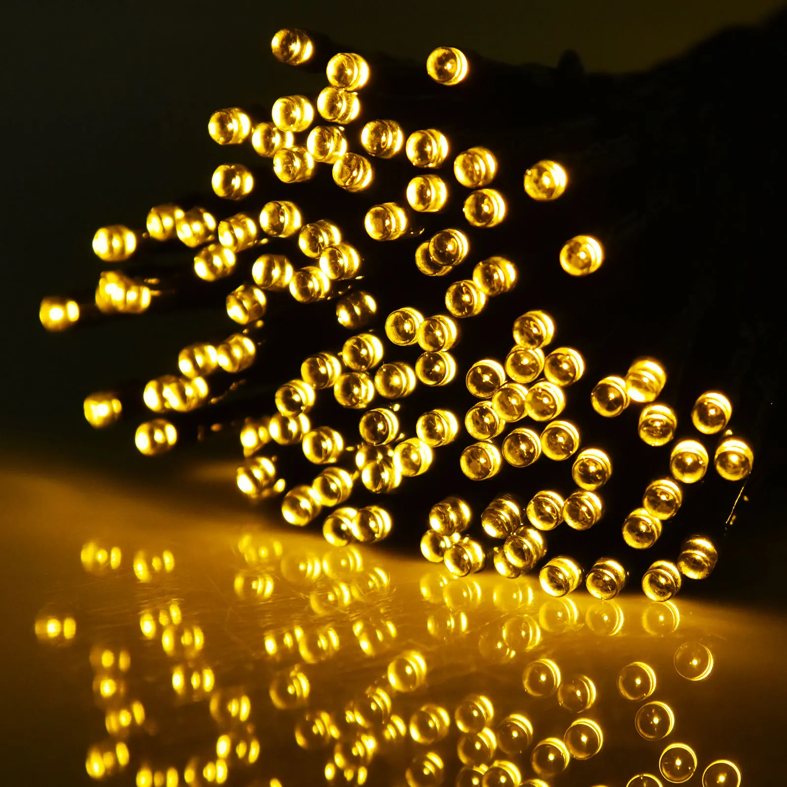 12M-103M Saulės LED String Žibintai Pasakų Girliandą RGB Vandeniui Kalėdų Atostogų Šalis, Sodas, Lauko Kalėdų Medžio Apdaila Lempos