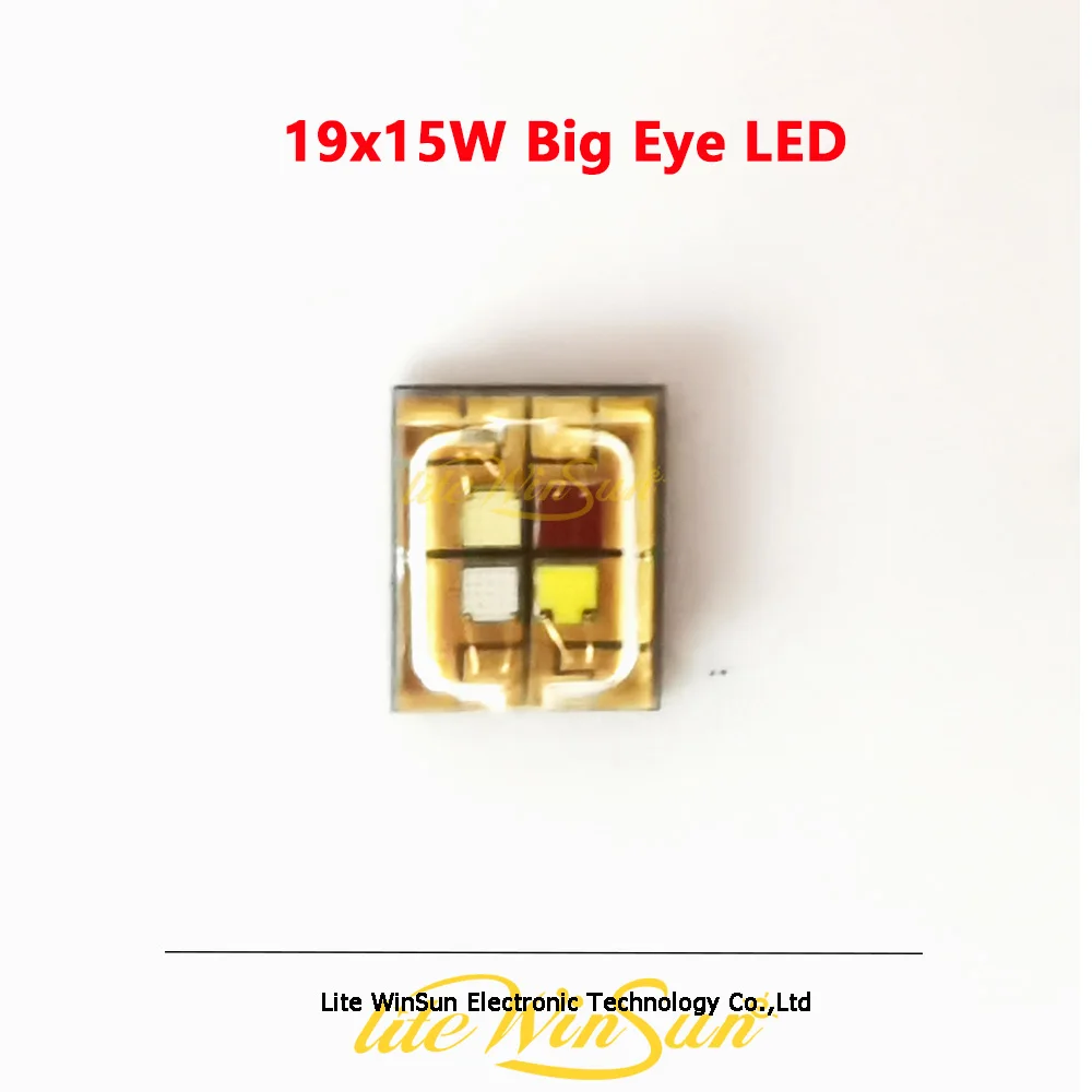 15W LED Lustas LED Lempos Šaltinį 19*15W RGBW Biy Akių LED Judančios Galvos Apšvietimo Bičių Akis