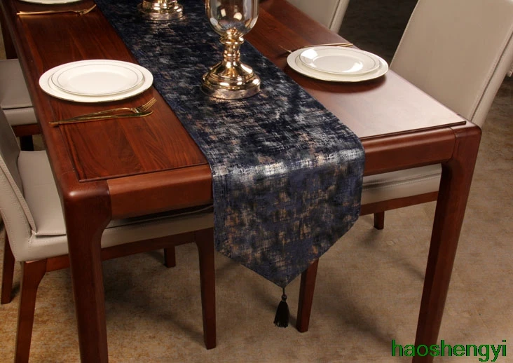 Amerikos kavos staliukas medvilnės ir lino staltiesė, Šiaurės, šviesos, prabangus įdegio stalo runner