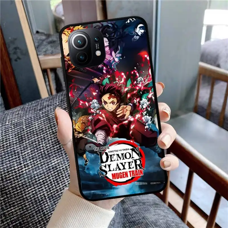 Anime Demon Slayer Telefoną Atveju Xiaomi mi 5 6 8 9 10 lite pro SE Mix 2s 3 F1 Max2 3