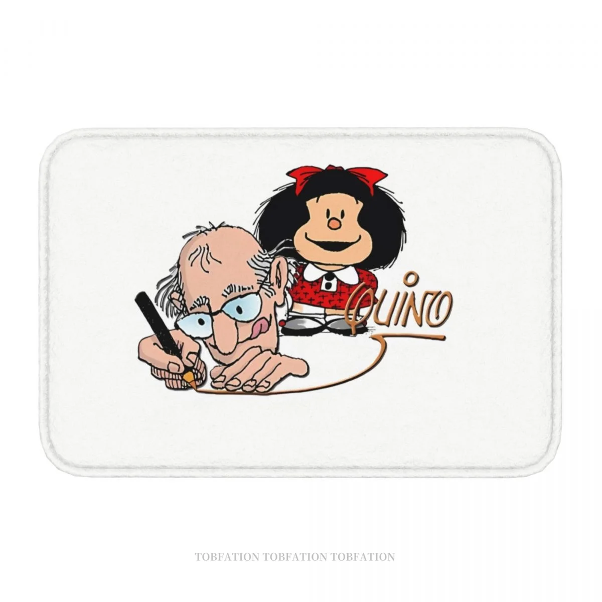 Anime Mafalda neslidus Słomianka Quino Vonia, Virtuvė Kilimėlis Lauko Kilimas Namų Dekoro Raštas