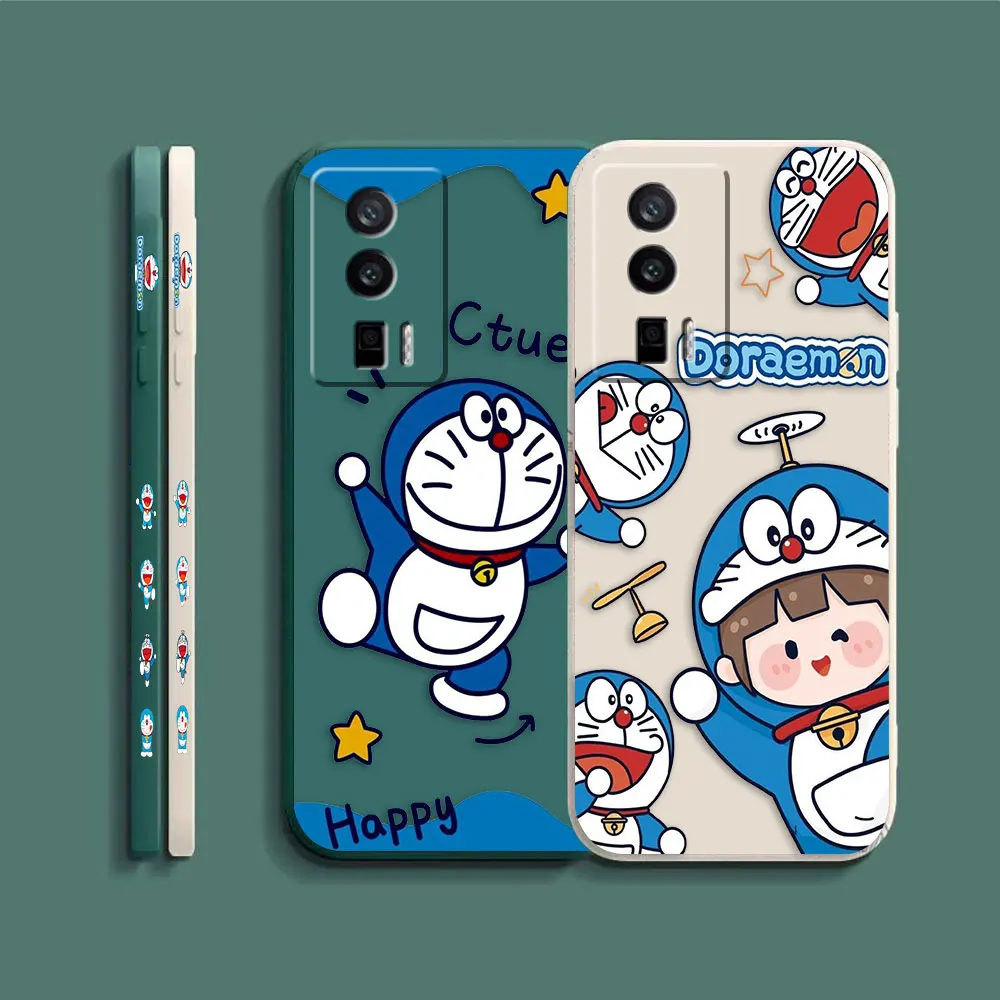 Atveju Redmi K60E K60 K40S K40 K30 K20 12C 9A 8A 10X 10A 10 Pro 4G 5G Žaidimų atsparus smūgiams Skysčio Atveju D-Doraemon Iliustracijos