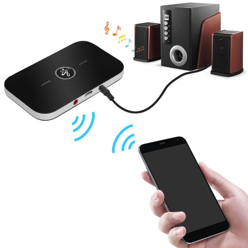 Bluetooth 5.0 Garso Siųstuvą, Imtuvą, 3,5 mm RCA, AUX Lizdas Stereo Muzikos Belaidžio ryšio Adapteris Raktu PC TV Ausinių Automobilinis Garsiakalbis