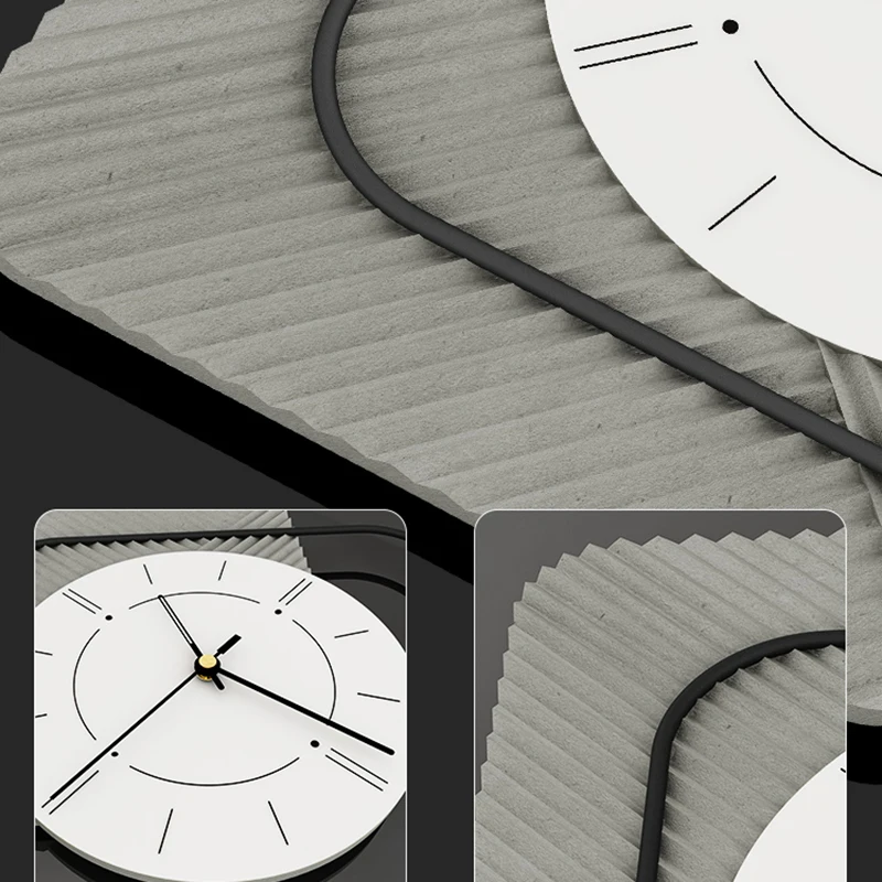 Dizainas Kambarį Laikrodis Prabanga Minimalismo Priedai Metalinis Sieninis Laikrodis Mechanizmas Miegamasis Estetinės Horloge Murale Kambario Dekoro W