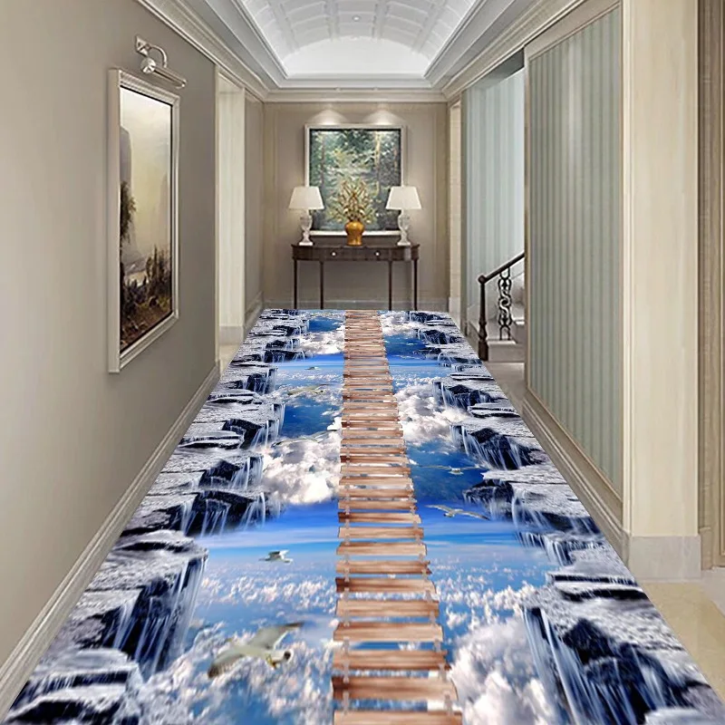 Europos Stiliaus Spausdinimo Koridoriaus Praėjimo, Įėjimo Słomianka Kilimų Namų Puošybai Viešbučio Koridoriaus Visą Ilgai Grindų Kilimėlis Virtuvės Kilimėlis