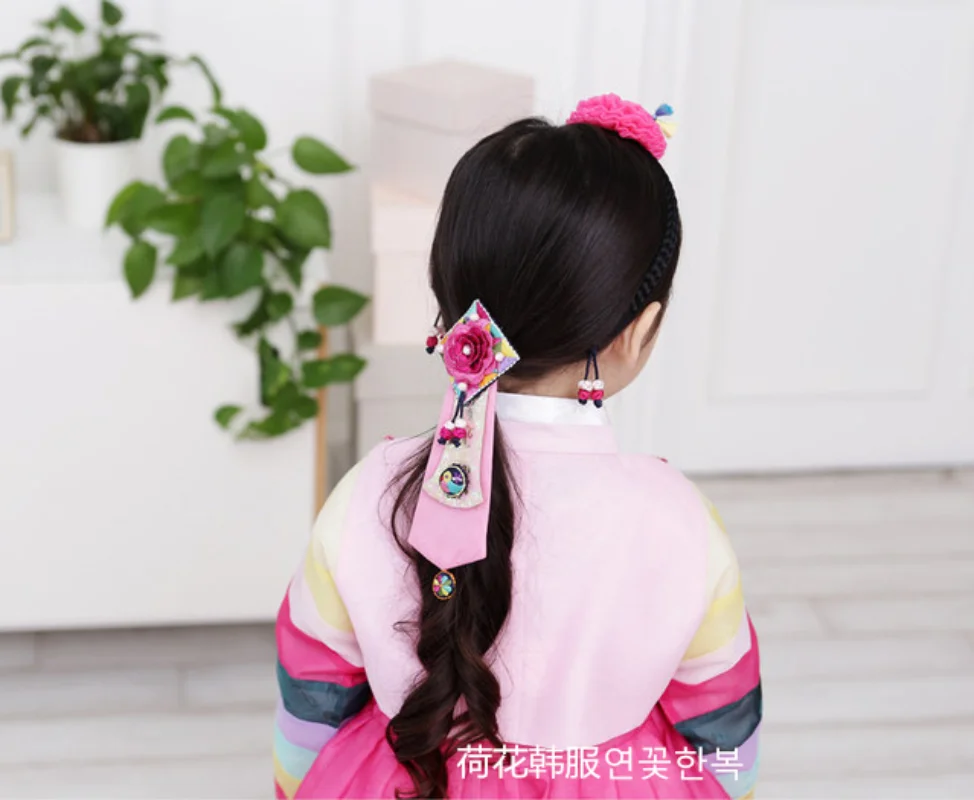 Korėjos Kostiumas Lankelis korėjos Originalus Importuotų Išsiuvinėti Plaukų Juosta Lankelis Vaikų Plaukų Juosta