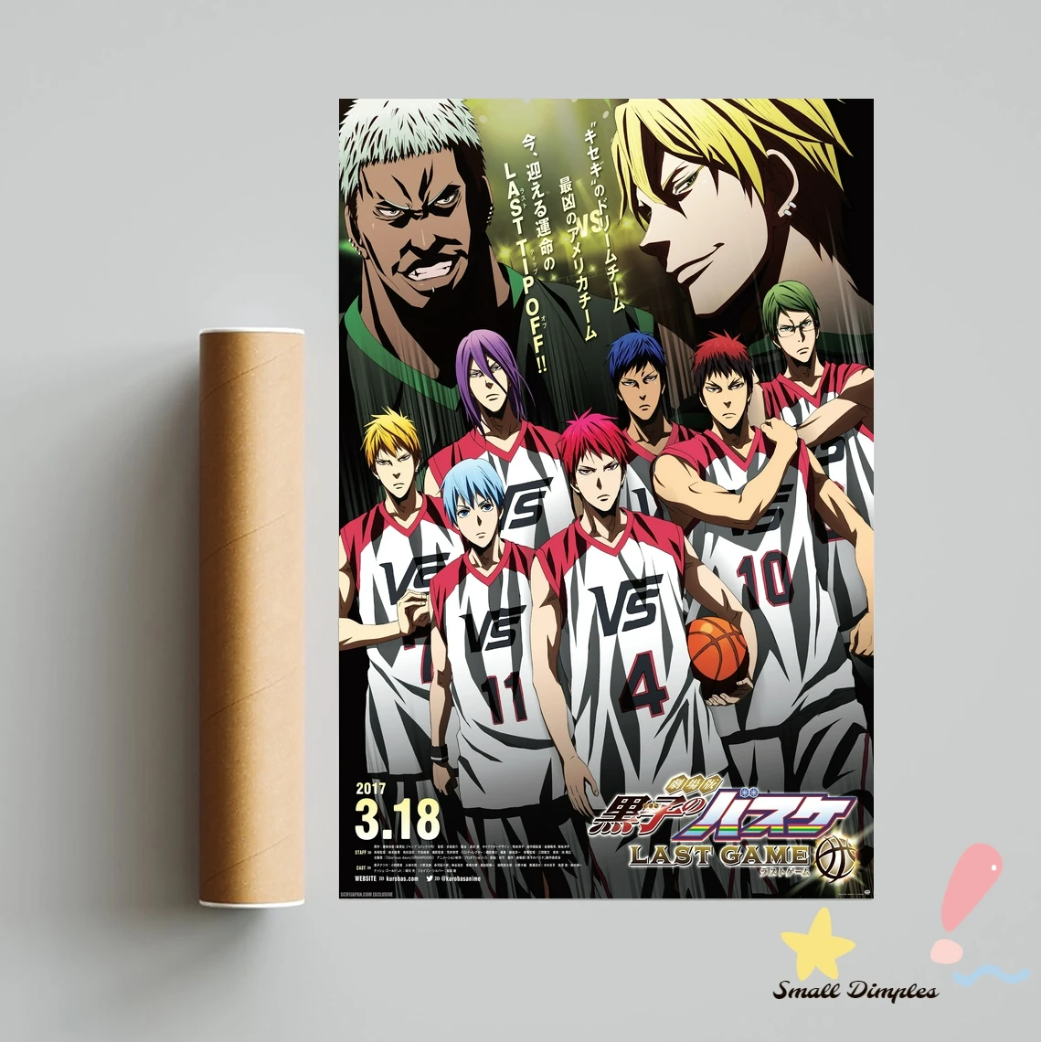 Kuroko Krepšinio Paskutinis Žaidimas Japonų Anime Plakatu, Drobė Meno Spausdinimo Namų Apdaila, Sienų Dažymas ( be Rėmelio )