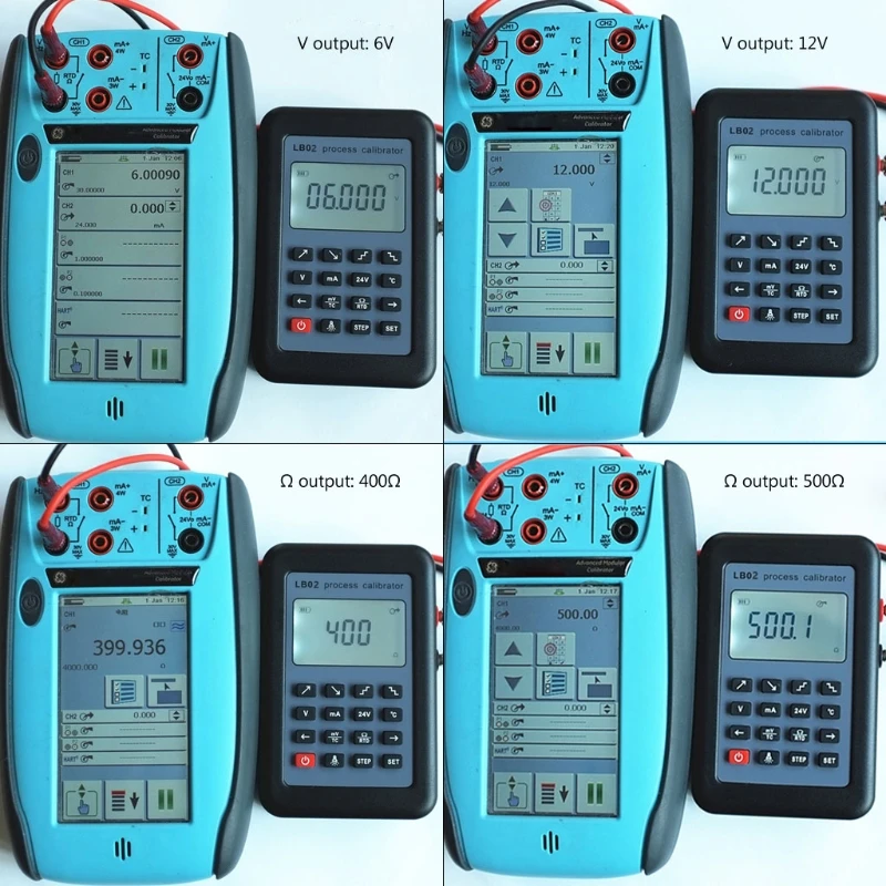 LB02 Kalibravimo Testeris Atsparumo Srovė Voltmeter Signalo Generatoriaus, Dvi Jungtis, Terminalus, 4-20mA/0-10V