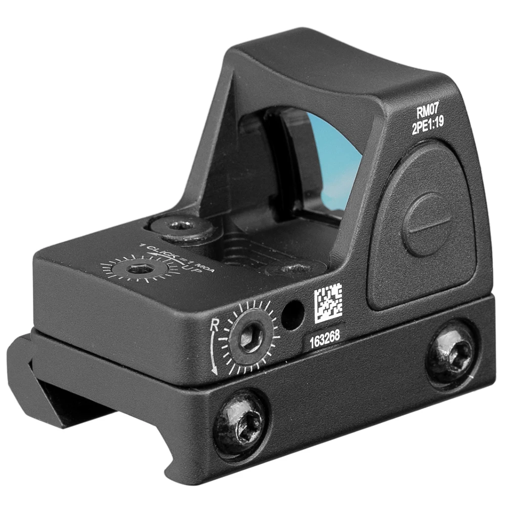 Mini RMR Red Dot Akyse Kolimatorius Bazės Pistoletas Glock Reflex Akyse taikymo Sritis tinka 20mm Weaver Geležinkelių Airsoft Medžioklės Šautuvas