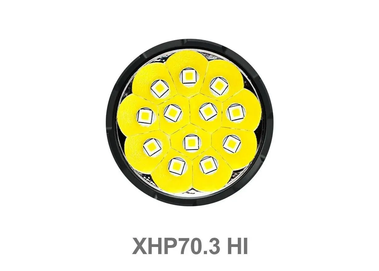 Naujas AceBeam X75 XHP70.3 HI ( 6500K ) 67000 Liumenų LED Žibintuvėlį, Fakelą