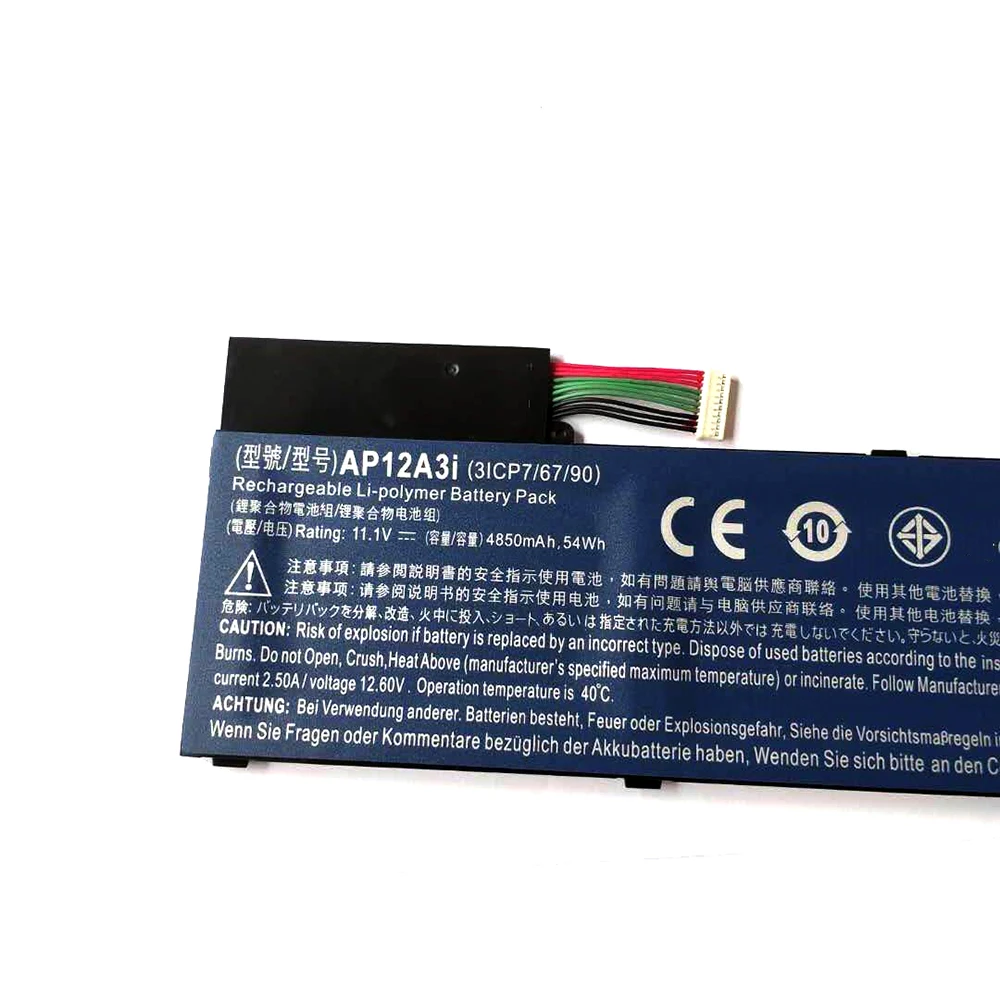 Naujas AP12A3i AP12A4i Nešiojamas Baterija 11.1 V 54Wh Acer Aspire M3 M5 Iconia W700 Laiko U M3-581TG U M5-481TG Nešiojamojo kompiuterio Baterija