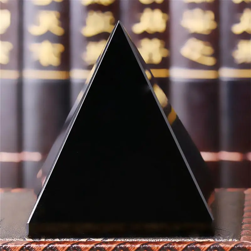 NAUJAS Obsidianas Piramidės Kambarį Natūralus Akmuo Kristalas Obsidianas Piramidės Papuošalai SW