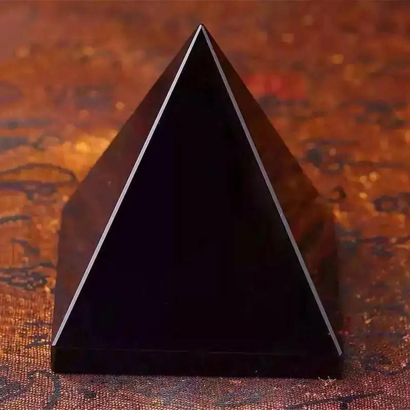 NAUJAS Obsidianas Piramidės Kambarį Natūralus Akmuo Kristalas Obsidianas Piramidės Papuošalai SW
