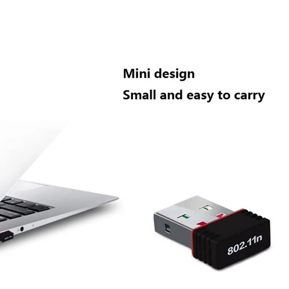 Nešiojamų Mini Tinklo plokštė USB WiFi Bevielio ryšio Adapterį) LAN Tinklo Kortelė 150Mbps 802.11 n/g/b, LAN+Antenos Adapteris Imtuvas Dongle