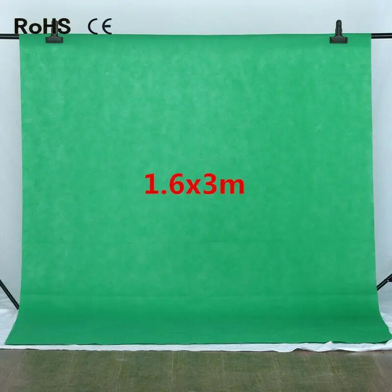 Profesionali Foto Studija Apšvietimas, Žalia neaustinių Fonas Fonas Chromakey Nowoven Audinio 5x10 ft Chroma key