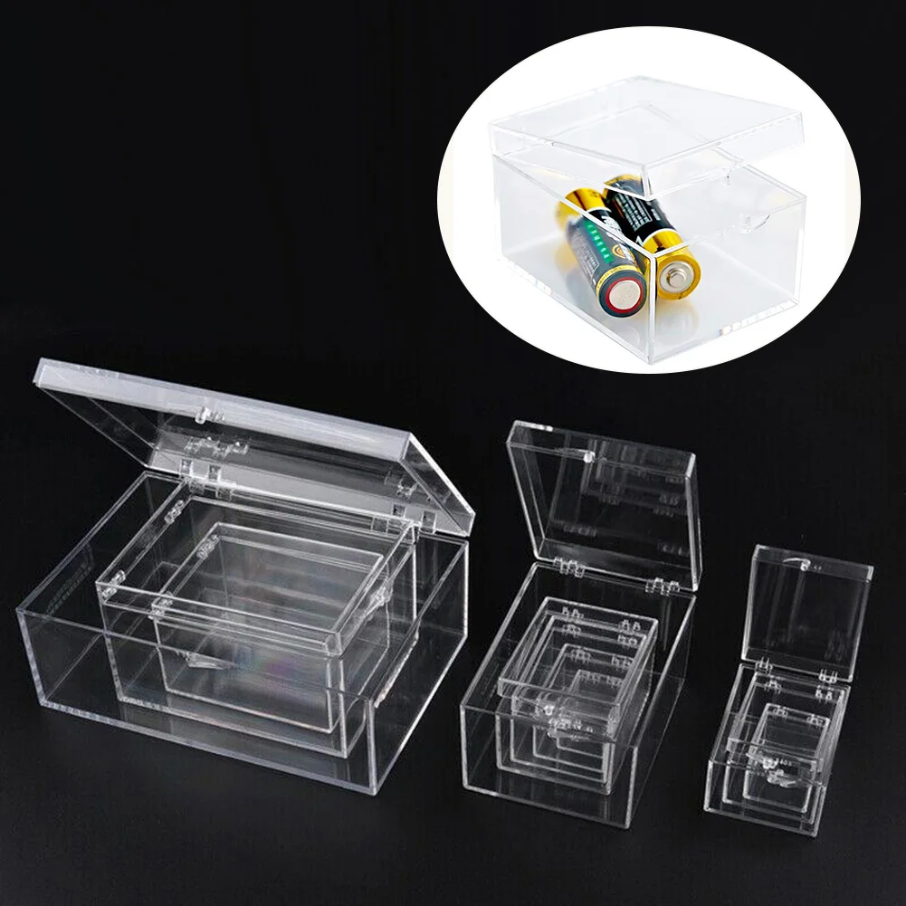 Saugojimo Bylos Įvairių Dydžių Plastikinės Dėžutės Stačiakampio Formos Vabzdžių Pavyzdį Rodyti Darbalaukio Dėklai Desktop Storage Box