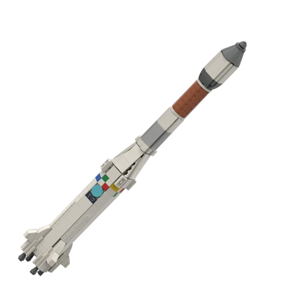 SS 1:110 Ariane 1 Sunkus Saturnas Raketų Blokai Nustatyti Erdvėlaivis Idėja Surinkti Plytų Žaislai Vaikams Gimtadienio Dovana