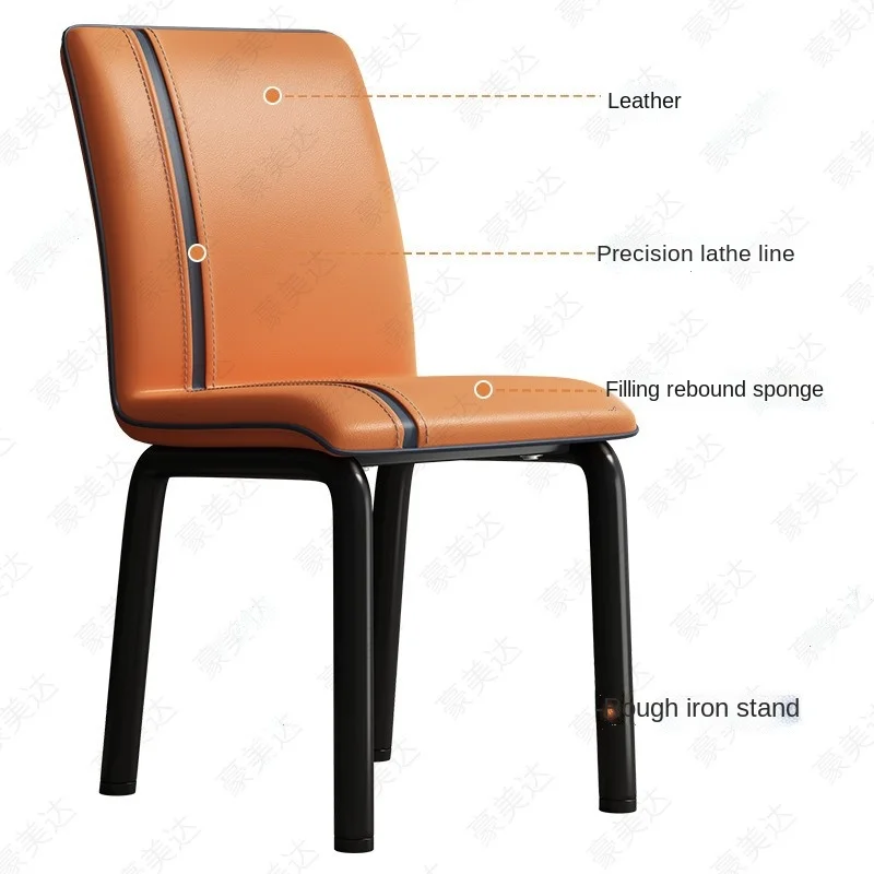Stalas Šiaurės Grindų Dizaineris Valgomojo Kėdės Odos Nešiojamų Akcentas Stalas Valgomojo Kėdės, Virtuvės Ergonomikos Stoelen Namų Baldai