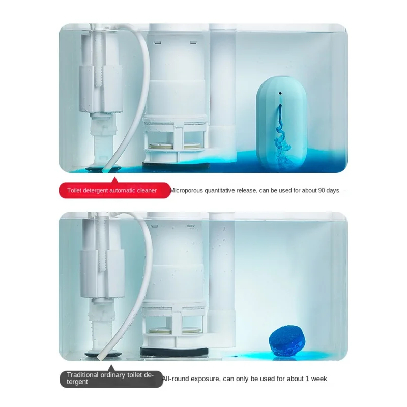 Tualeto valymo magic box, patvarus 90 dienų mėlynas burbulas dezodorantas tualetas mėlynas burbulas valymo skystis, gelis tualetų valymui dvasia toi