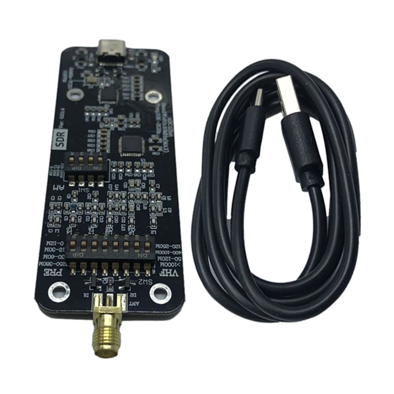 USB Tipo C SDRRSP1 Programinės įrangos Apibrėžta Radijo Imtuvas Radijo Mėgėjų 10K į 2GHz su 5 Antena Prievadai USB Tipas-C, RD 3XUE