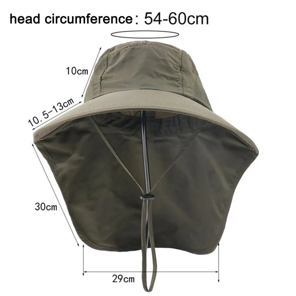 Vasarą Saulės Skrybėlę Vyrai Moterys Medvilnės Boonie Hat su Kaklo Atvartu Lauko UV Apsauga Didelio Masto Kraštų Pėsčiųjų Žvejybos Safari Kibiro Kepurę