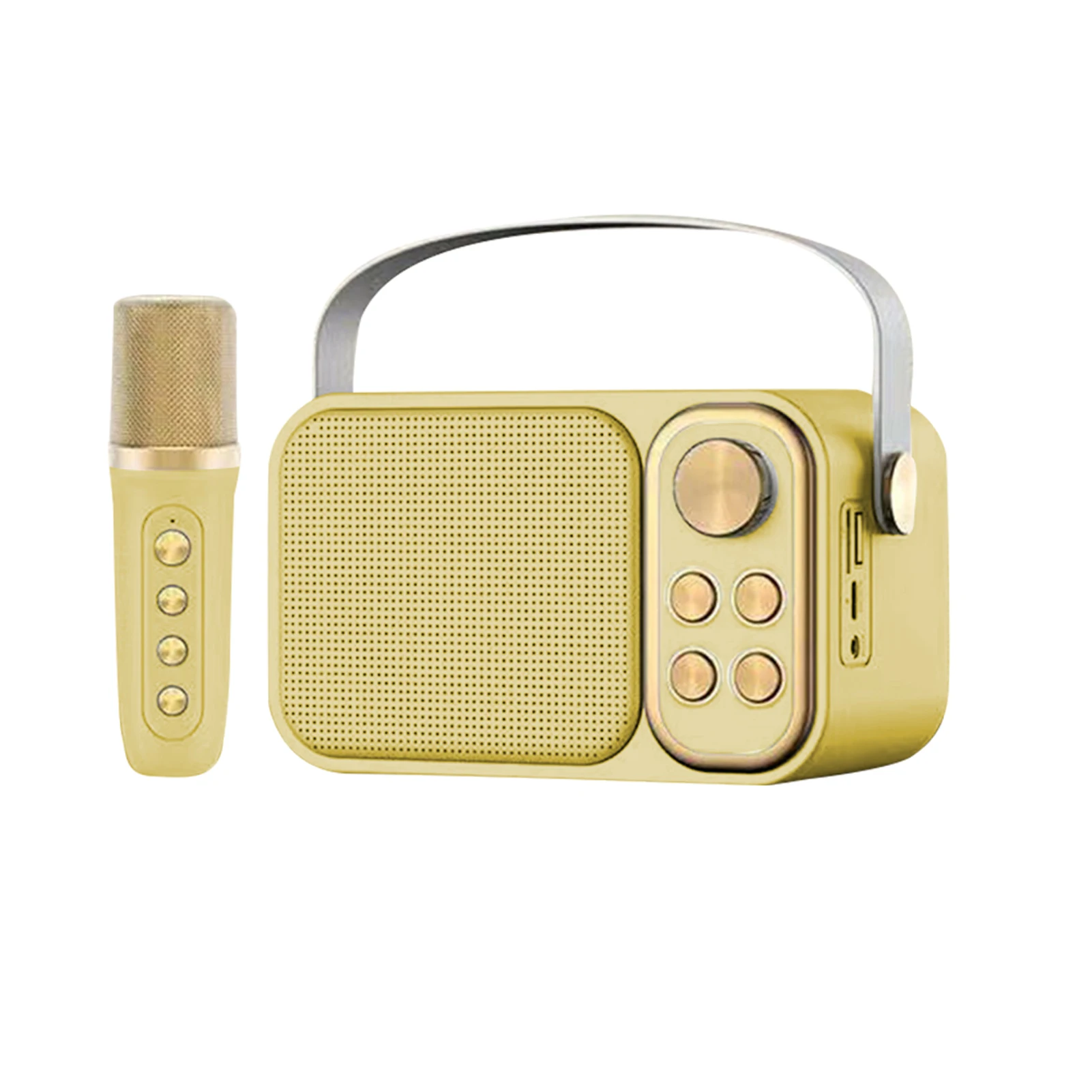 WMA Galingas Nešiojamas Bluetooth, MP3 KTV Daugiafunkcinis Belaidis Garsiakalbis Nešiojamą garso Valdymas Su Mikrofonu HIFI