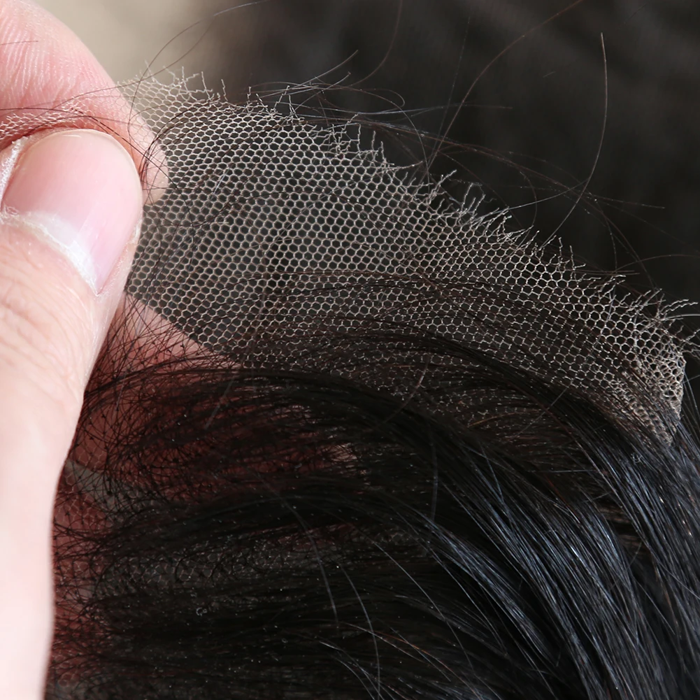 Zigzago Plaukų 5x5 HD Nėrinių Uždarymo Kūno Banga Brazilijos Mergelių Žmogaus Plaukų Prieš Nupeštos Gamtos Valsčiaus su Kūdikio Plaukų