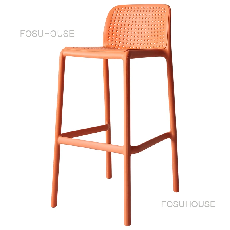 Šiaurės Dizaineris Plastiko Baro Kėdė Paprasta Atlošas Kūrybos Prabanga Aukštos Baro Kėdės, Kėdžių, Buitinės Priėmimo Taburetes Baldai