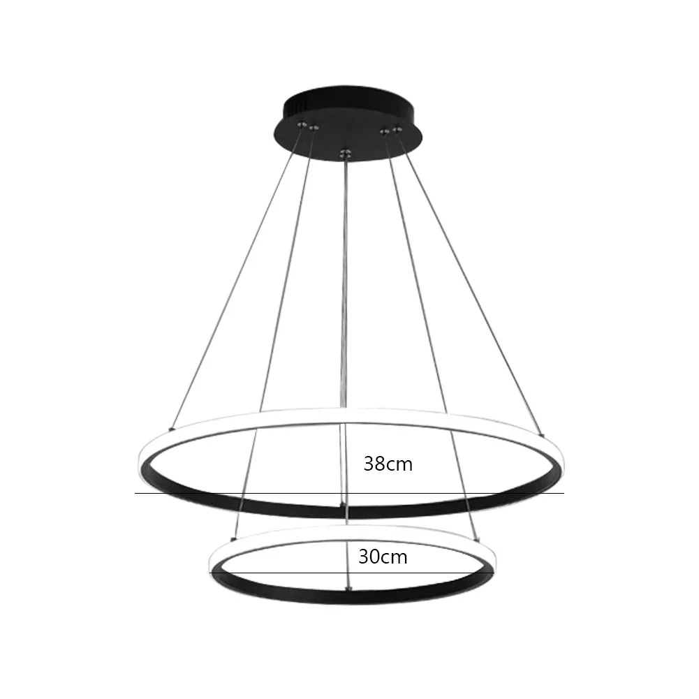 Šiaurės Prabanga Kabo Šviesa Reguliuojamas LED Pakabukas Liustra Aukšto Ryškumo Gyvenamasis Kambarys, Valgomasis Kambarys, Baras Miegamojo Puošimas